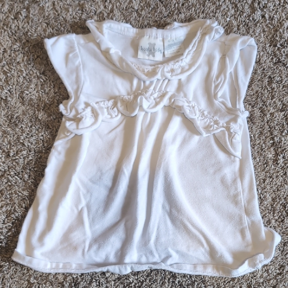 Koala Kids White Ruffled Blouse